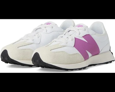 New Balance 327 Sea Salt White Purple GS327ST Youth US 5.5W EU 38 UK 5 Brand New - Image 1 of 4