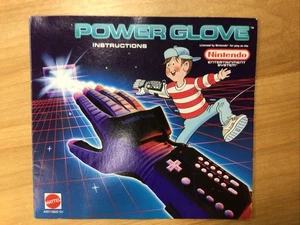 Nintendo Power Glove (1989) Mattel - MANUAL + Correa de muñeca Inserto SOLO - Imagen 1 de 3