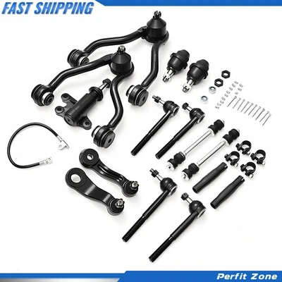 15PC Front Upper Control Arms w/ Ball Joints For Chevy GMC K1500 Tahoe Yukon - Image 1 of 4