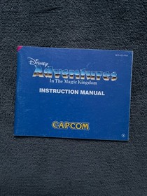 ₪PAS DE JEU₪ Notice Nintendo NES - FRA - Disney Adventures in the magic kingdom