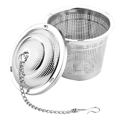 Filtre À Thé Inox Infuseur Boule Avec Poignée Épices En Acier Inoxydable