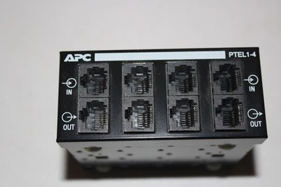 APC Protect Net PTEL1-4   4 Port Network Line Surge Protection - Image 1 of 4