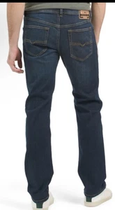 DIESEL BUSTER REGULAR Slim Tapered STRETCH JEANS RM065 BLUE Men Size 34x32 NEW - Picture 1 of 11