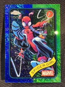 Topps Marvel 2025 cromo azul y verde brillo #143 Spider-Girl 103/199 - Imagen 1 de 1