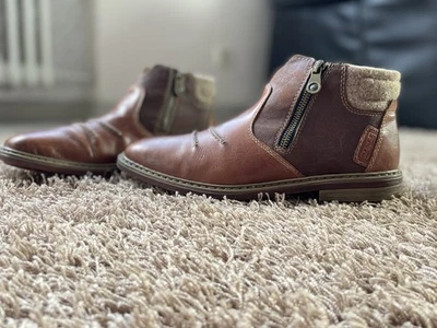 Rieker Herren Stiefeletten Gr. 41 Braun gefüttert - Bild 1 von 4