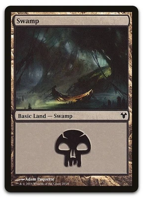 Swamp #20 (NM) Magic Modern Event Deck MD1 Magic MTG - Image 1 of 2