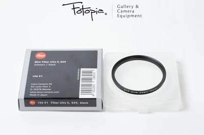 Brand New Leica E49 UVa II Slim Filter - Black / 19691 (49mm) - Image 1 of 2