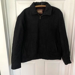 Cianni Cellini Hand Tailored Wool Bomber Jacket Men’s L Made In Italy - Picture 1 of 16