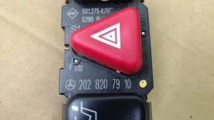 97 MERCEDES-BENZ HAZARD HEAD REST SWITCHES OEM 202 820 79 10 (2028207910) - Picture 1 of 2