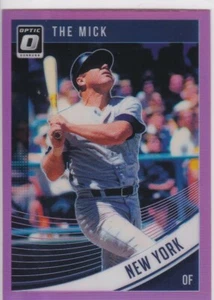 MICKEY MANTLE RARE PINK PRIZMS Donruss Optic Baseball THE MICK $$ Yankees MINT! - Picture 1 of 2