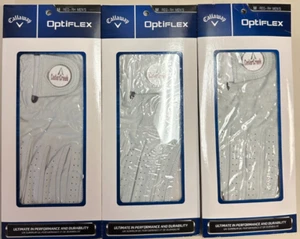 Callaway Optiflex Cedar Creek Men's Golf Gloves 3-Pack Regular Medium RH *NEW* - Picture 1 of 3