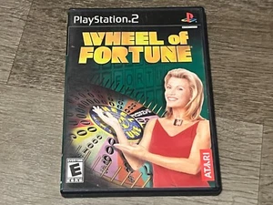 Wheel of Fortune PlayStation 2 PS2 Completo CIB Auténtico Disco Limpio - Imagen 1 de 3