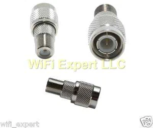 1 Adapter TNC male plug to F TV Female Jack RF Connector Converter Ships from US - Picture 1 of 3