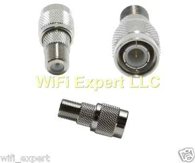 1 Adapter TNC male plug to F TV Female Jack RF Connector Converter Ships from US - Image 1 of 3