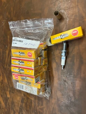NGK Spark Plug DCPR8-E,  18 Pack, New - Image 1 of 4
