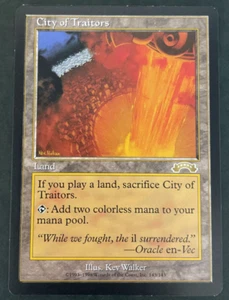 City of Traitors｜Exodus MTG Magic the Gathering Land English - Picture 1 of 2