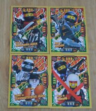 Lego® Ninjago Serie 4 Trading Card Game Set 1 4x limitierte Auflage LE13 - LE16