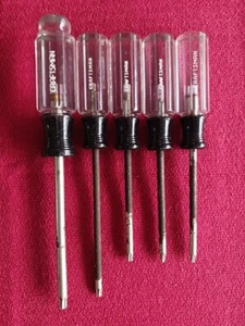CRAFTSMAN 5 PIECE TORX SCREWDRIVER SET T10 T15 T20 T25 T30 US MADE FREE SHIPPING - Bild 1 von 1