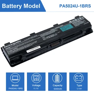 US PA5023U-1BRS PA5024U-1BRS Battery For Toshiba PABAS260 PABAS261 PA5025U-1BRS - Picture 1 of 10