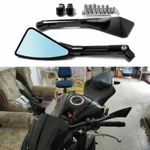 Motorcycle CNC Side Rearview Mirrors For Yamaha MT-07 FZ-07 MT-09 FZ-09 MT-03 MT - Picture 1 of 11