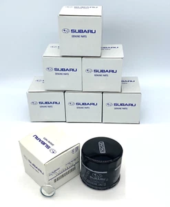 6x OEM BLACK Oil Filter FOR Subaru fits Impreza Legacy Forester 15208AA100 - Picture 1 of 1