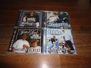 4 Chicano Rap CD Set - Los Santaneros LYRICAL Los Malos Clique SANTA ANAS Most - Bild 1 von 4