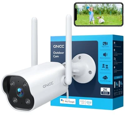 KALADO GNCC Telecamera Wi-Fi Esterno 2K Videocamera Sorveglianza Esterno, Visione Nottu