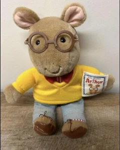 New Vintage Eden Arthur Plush Cuddle Soft Tie Mark Brown 1996 - Picture 1 of 4