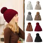 Windproof Knitted Hats Thickening Beanie Hats Casual Wool Hat  Women