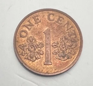 Singapore 1 Cent 1994 Coin Circulated Nice Collectors Piece! KM-98 One Cent - Picture 1 of 6