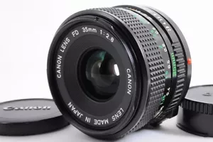 【EXCELLENT ÉTAT】CANON NEW FD NFD 35mm F/2.8 MF grand angle objectif du JAPON ... - Foto 1 di 13