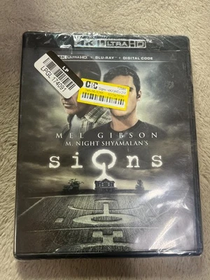 Signs (4K Ultra HD, Blu-ray) NEW, Digital Copy, Mel Gibson - Image 1 of 2