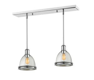 Mason 1-Light Linear Pendant Light In Chrome - Picture 1 of 1