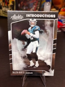 2020 Absolute Introductions Jalen Hurts RC Insert #I-JAH Philadelphia Eagles - Picture 1 of 2