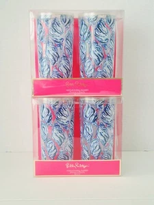 Two Sets LILLY PULITZER ‘Drop In’ Set of 2 Acrylic Hi Ball Glasses Vintage NIB - Picture 1 of 4