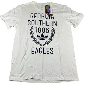 Adidas Herren Large weiß Georgia Southern Eagles Fußball Spruch T-Shirt neu mit Etikett - Bild 1 von 6