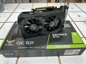 ASUS TUF Gaming GeForce GTX 1660 SUPER OC 6GB Graphics Card - Afbeelding 1 van 8