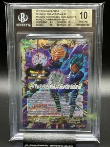 2021 DBS  World Championship SSB Vegeta & SS Trunks Father Son Onslaught BGS 10 - Picture 1 of 2