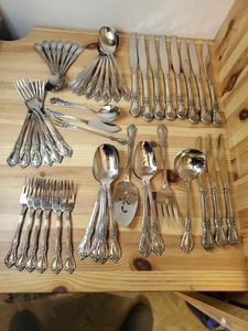 50 Stück Oneida Distinction Deluxe HH Kennett Quadratisch Edelstahl Besteck Lot JO+ - Bild 1 von 14