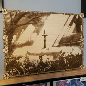Legend Of Zelda A Link To The Past SNES Master Sword Videospiel Wandbild - Bild 1 von 13