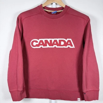 Canada 2006 Winter Olympics Team HBC Crewneck Red Fleece Men's Size Medium VTG - Image 1 of 4