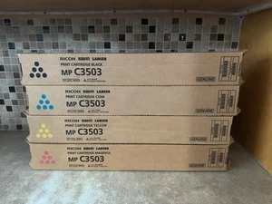 4er Set Original Ricoh MP C3503 Tonerkartusche 841813 841814 841815 841816 - Bild 1 von 9