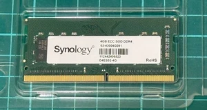 Synology RAM DDR4 ECC SO-DIMM 4GB D4ES02-4G - Zdjęcie 1 z 2