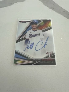 2022 Bowman's Best Anthony Gutierrez Best of 2022 Prospect Auto #B22-AG Rangers - Bild 1 von 2