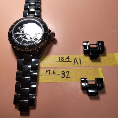 Chanel J12 H0685 Black Ceramic Bracelet Belt Discontinued Part Assembly A1 - Image 1 of 4