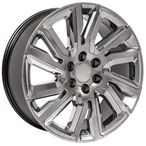 New 22" x 9" Alloy Wheel Rim 2019-2024 Chevrolet Silverado 1500 GMC Sierra 1500 - Picture 1 of 9