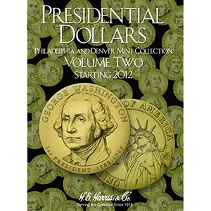 H E HARRIS 2278 Coin Folder Presidential Dollar 1 $ Vol II 2012-2016 Buch - ALT - Bild 1 von 4