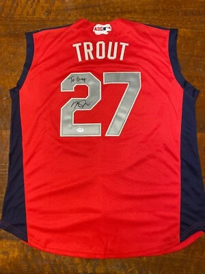 Mike Trout Signed 2019 All Star Jersey PSA DNA Coa Autographed Angels - Image 1 of 4