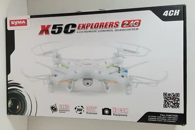 Syma X5C Explorers 2.4G 4 CH Remote Control Quadcopter FOR PARTS ONLY!!! - Image 1 of 4