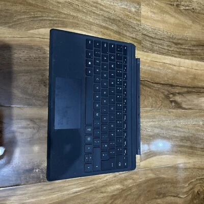 Microsoft Surface Pro 3 4 5 6 7 Type Cover UK Keyboard Black 1725 (Grade C) Gen2 - Image 1 of 3